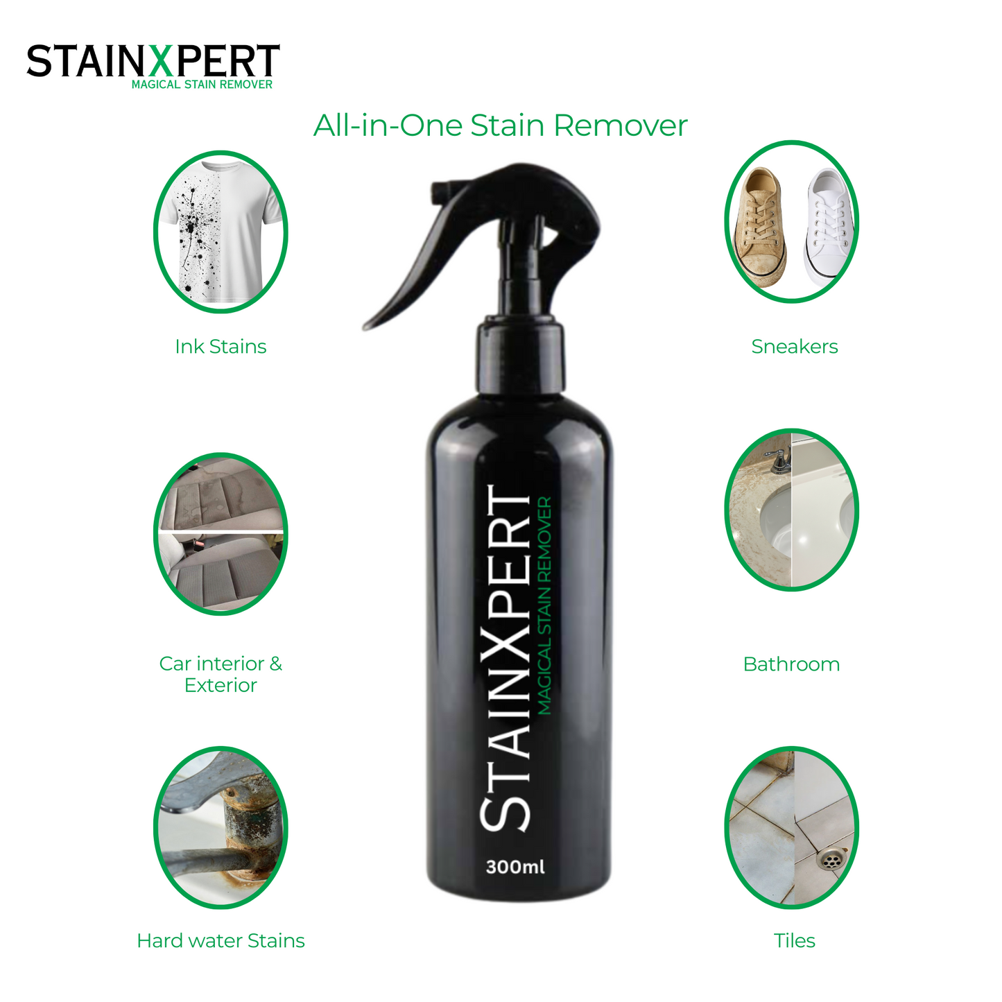StainXpert – The Magical Stain Remover for Every Surface(300ML)