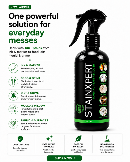 RAPIDX + STAINXPERT Cleaning Combo | Bathroom Rust & Multi-Surface Stain Remover